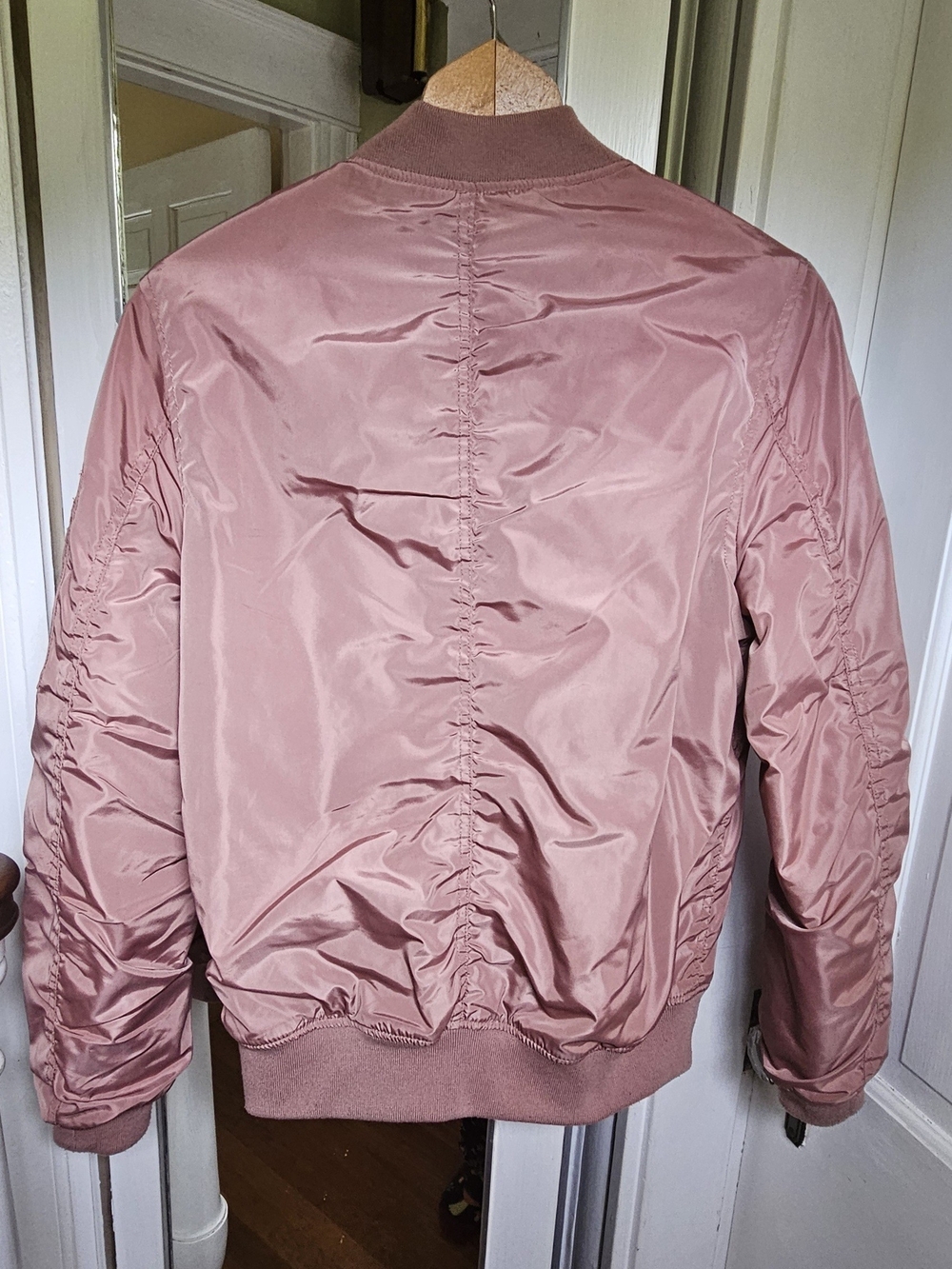 American Rag Dusty Rose Bomber Jacket - Picture 2 of 5